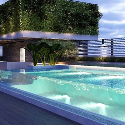 Spa de natation acrylique extérieur avec technologie de polymérisation thermostatique sèche et 30 ans