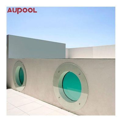 Piscine préfabriquée à cadre en acier à cadre métallique assemblé avec filtre à sable et acrylique transparent