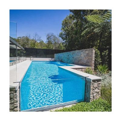 Piscine préfabriquée transparente/transparente 20 pieds 40 pieds pour conteneurs maritimes pour sortie modulaire