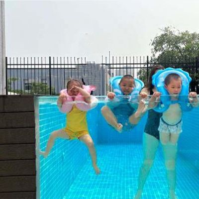 Piscine en acrylique extérieure avec installation facile et structure en acier inoxydable