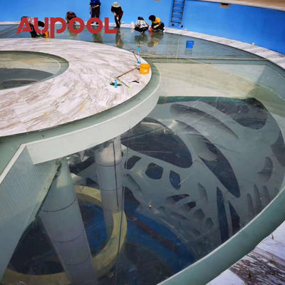 Panneaux de feuille acrylique transparents d'une épaisseur de 30 à 950 mm pour la conception de piscines et d'aquariums