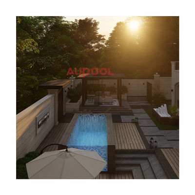 Meilleur conteneur extérieur à débordement et à infinité pour les jardins de l'ambassade piscine familiale