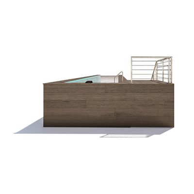 Densité 1,2 g/cm3 Piscine préfabriquée pour villa et maison de plage Maison de jardin
