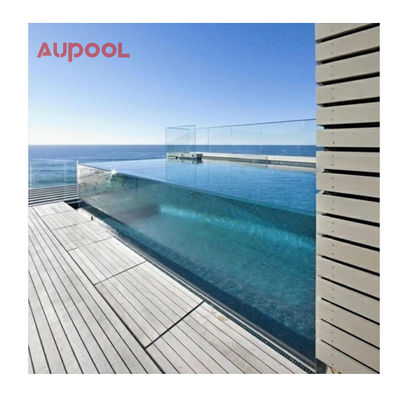 Piscine en acrylique transparente haute transparence pour le jardin familial Cocktail en plein air