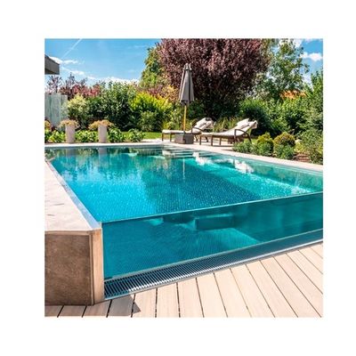 Technologie polymérisation thermostatique sèche piscine acrylique panneau de verre piscines