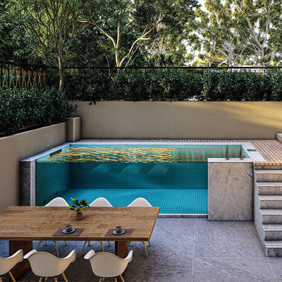 Piscine de jardin préfabriquée en acrylique pour les piscines en fibre de verre de villa au-dessus du sol