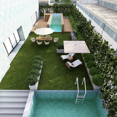 Piscine de jardin préfabriquée en acrylique pour les piscines en fibre de verre de villa au-dessus du sol