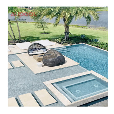 Panneaux muraux poli personnalisés Plexiglas piscines acryliques épaisses pour l' extérieur