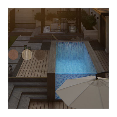 Piscines préfabriquées Panneau de verre non jaunissant Fenêtre murale pour grande piscine de jardin