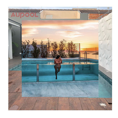 Panneaux de verre acrylique transparent de 50 mm d'épaisseur pour piscine transparents et durables