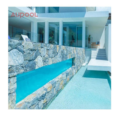 Panneaux de verre acrylique transparent de 50 mm d'épaisseur pour piscine transparents et durables
