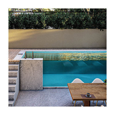 AUPOOL piscine préfabriquée fenêtre de panneau acrylique et contre-courant avec pompe Fliter