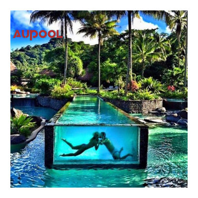 AUPOOL PMMA Plaque de verre lucite pour piscine acrylique Panneau de verre plexi transparent