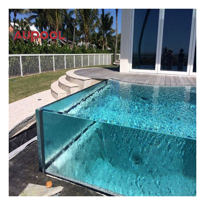 AUPOOL PMMA Plaque de verre lucite pour piscine acrylique Panneau de verre plexi transparent