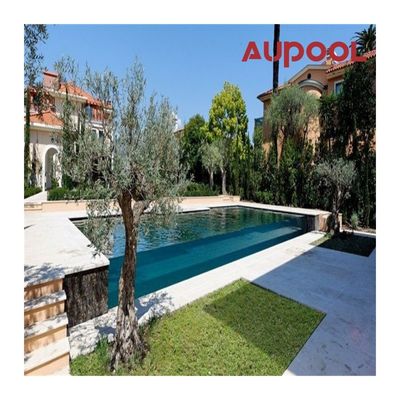 Piscine en fibre de verre acrylique transparente en extérieur Petite cour intérieure Panneaux souterrains