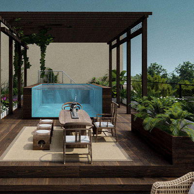 Sports familiaux piscine en acier inoxydable