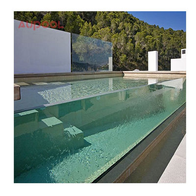 Baignade en plein air sans effort avec piscines acryliques Aupool Durables et sans effort à installer