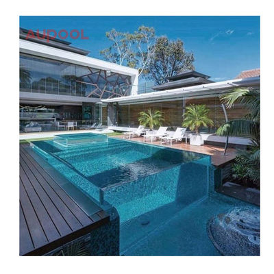 Baignade en plein air sans effort avec piscines acryliques Aupool Durables et sans effort à installer