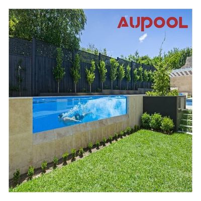 Protection UV Sécurité Panneaux acryliques en verre épais en verre sans fin pour les enceintes de piscine