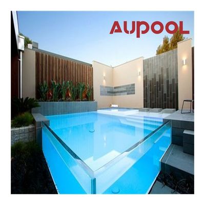 Protection UV Sécurité Panneaux acryliques en verre épais en verre sans fin pour les enceintes de piscine