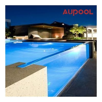 Protection UV Sécurité Panneaux acryliques en verre épais en verre sans fin pour les enceintes de piscine