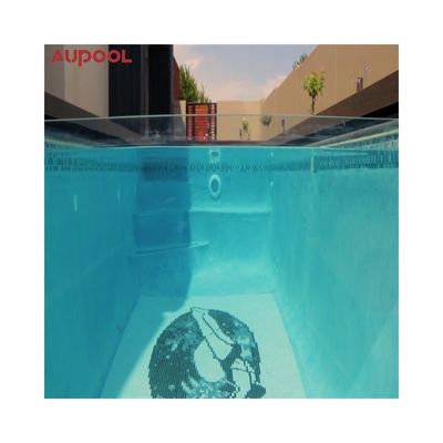 Panneau de piscine en arrière-cour en matière acrylique de lucite à haute dureté de surface