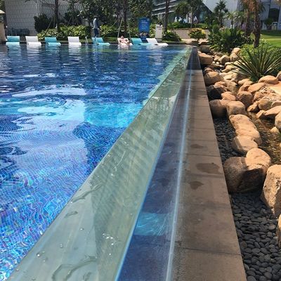 Taille personnalisée Panneaux acryliques transparents pour clôture de piscine AUPOOL Couverture de piscine en polycarbonate