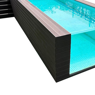 10 jours ouvrables Temps d'exécution Construction de piscine acrylique mini modulaire pour une installation facile