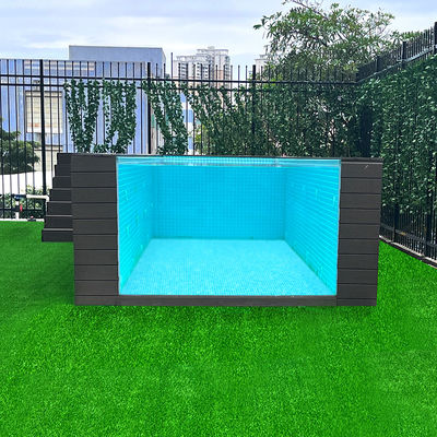 10 jours ouvrables Temps d'exécution Construction de piscine acrylique mini modulaire pour une installation facile