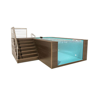 Piscine en plastique pour la conception personnalisée de la piscine dans la cour