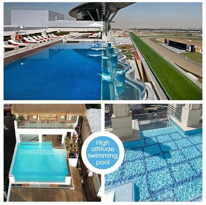 Piscine à haute transmission lumineuse Villa Design moderne piscine extérieure Diaphane 93%