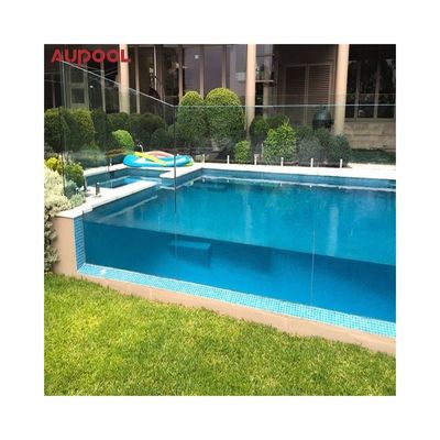 Porte coulissante en verre de la piscine personnalisée moulé en acrylique avec panneau glacé transparent