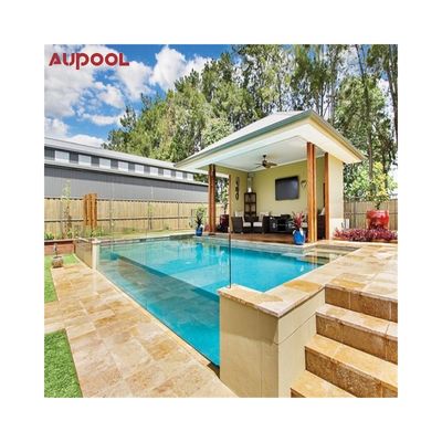 Porte coulissante en verre de la piscine personnalisée moulé en acrylique avec panneau glacé transparent