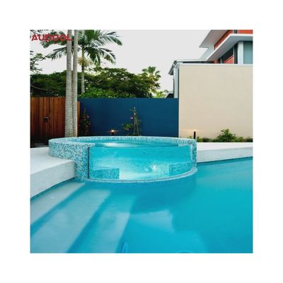 30-950 mm d'épaisseur piscine en fibre de verre acrylique portable au-dessus du sol