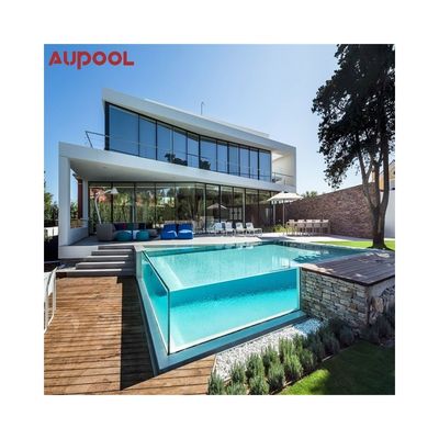 30-950 mm d'épaisseur piscine en fibre de verre acrylique portable au-dessus du sol