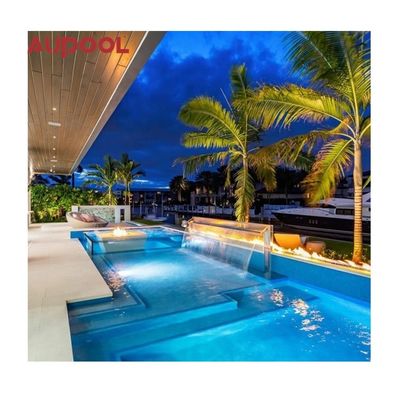 Pénel acrylique coulé 8M longue piscine souterraine grande piscine portable sans fin