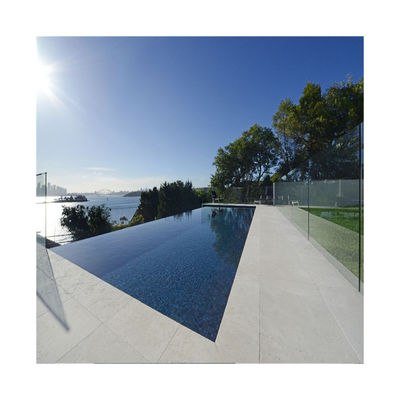Piscine acrylique AUPOOL Jardin arrière-cour Endless Long Swim Spa avec couverture et chauffage