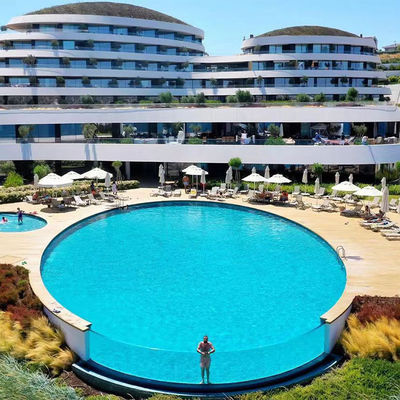 AUPOOL CE approuvé grande piscine en acrylique PMMA extérieure avec accessoires de pompe à air