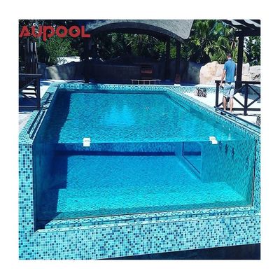 Piscine transparente de 50 mm d'épaisseur claire pour les jardins de l'ambassade sur le toit d'AUPOOL