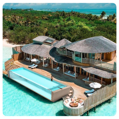 Piscine extérieure système de purification intégré de l'eau de la piscine pour la villa d'eau Resort