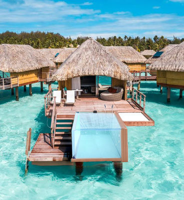 Resort Villa Hotel piscine avec fenêtre de piscine modulaire préfabriquée et 100 mm d'épaisseur