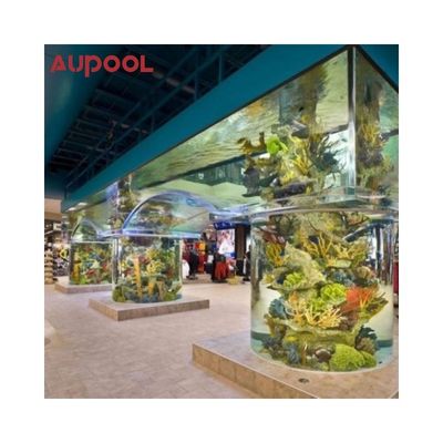 Fonction Piscine en verre acrylique durable pour piscines personnalisées dans les écoles et les gymnases