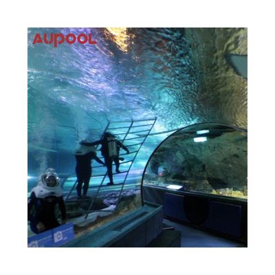Fonction Piscine en verre acrylique durable pour piscines personnalisées dans les écoles et les gymnases