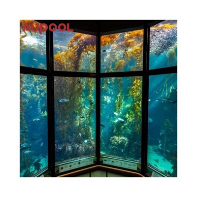Fonction Piscine en verre acrylique durable pour piscines personnalisées dans les écoles et les gymnases