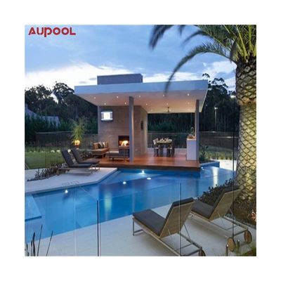 Fenêtre de piscine acrylique personnalisée avec une transmission lumineuse de 93% et une pompe à air