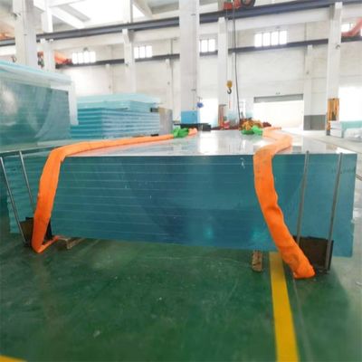 Piscine à fenêtre en feuille acrylique de matériau lucite pour la cour au-dessus du sol