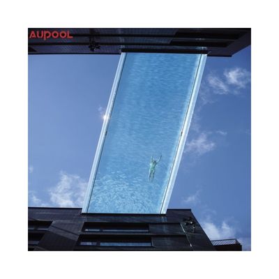 Panneaux de verre de piscine à haute transmission lumineuse pour la sécurité au sol extérieure personnalisée
