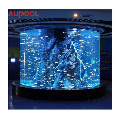 Piscine acrylique en fibre de verre pour la demande du client et panneaux de verre extérieur transparents