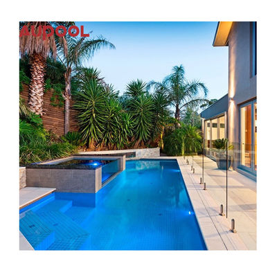 Solution de piscine grande sur le sol piscine murale acrylique pour la demande du client