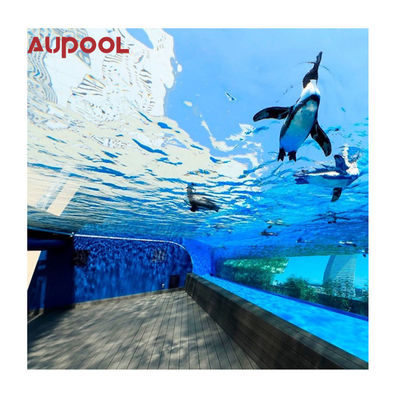 Solution de piscine grande sur le sol piscine murale acrylique pour la demande du client